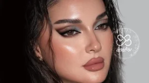 آرایش لب و چشم
