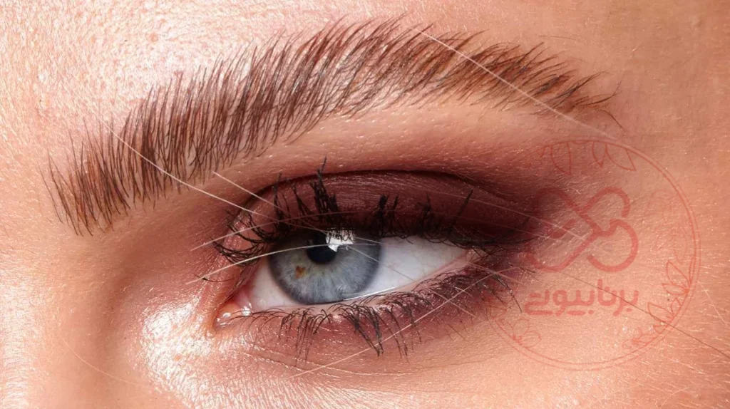 آرایش ابرو طبیعی