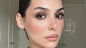 ارایش ابرو مشکی دخترانه