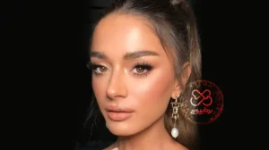 آرایش صورت قهوه ای