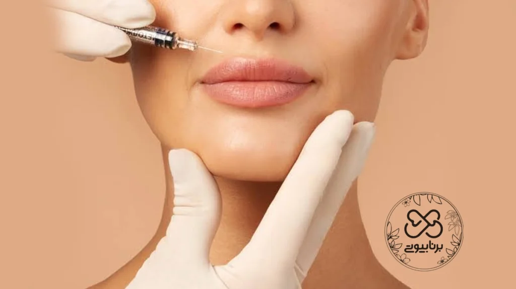آرایش بعد ژل لب