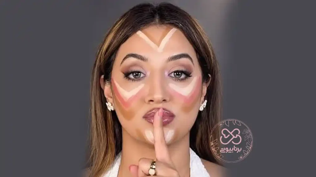 بهترین آرایش برای صورت گرد2